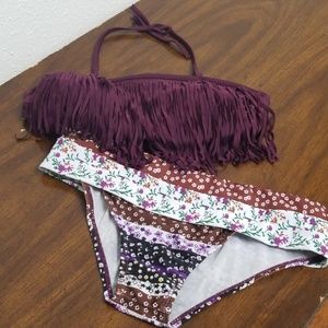Floral Fringe Bikini